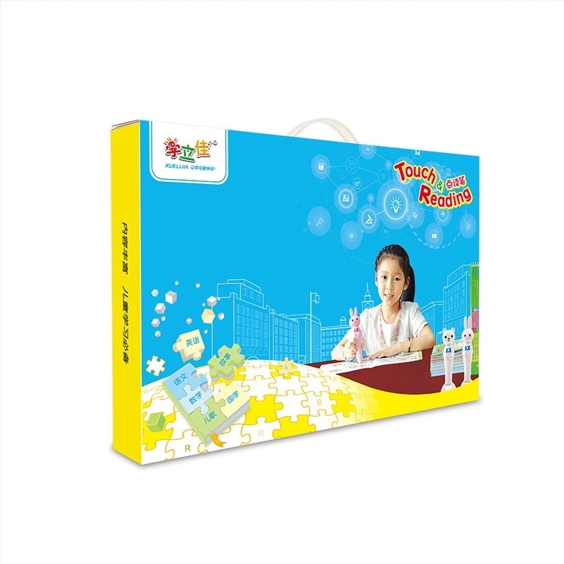 Xuelijia Στυλό Ανάγνωσης με Σημεία – Καταγραφή, Επαναφορτιζόμενη Μπαταρία και Μουσική – Συναισθηματική Αλληλεπίδραση και Παιχνίδια Γονέα-Παιδιού για 4-6 ετών, ABS περίβλημα, 4-6GB μνήμη