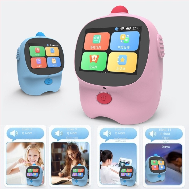 Παιδική εκπαιδευτική συσκευή με ευφυή φωνή, επαναφορτιζόμενη μπαταρία λιθίου, αναγνώριση φωνής, μουσική αναπαραγωγή και συναισθηματική αλληλεπίδραση