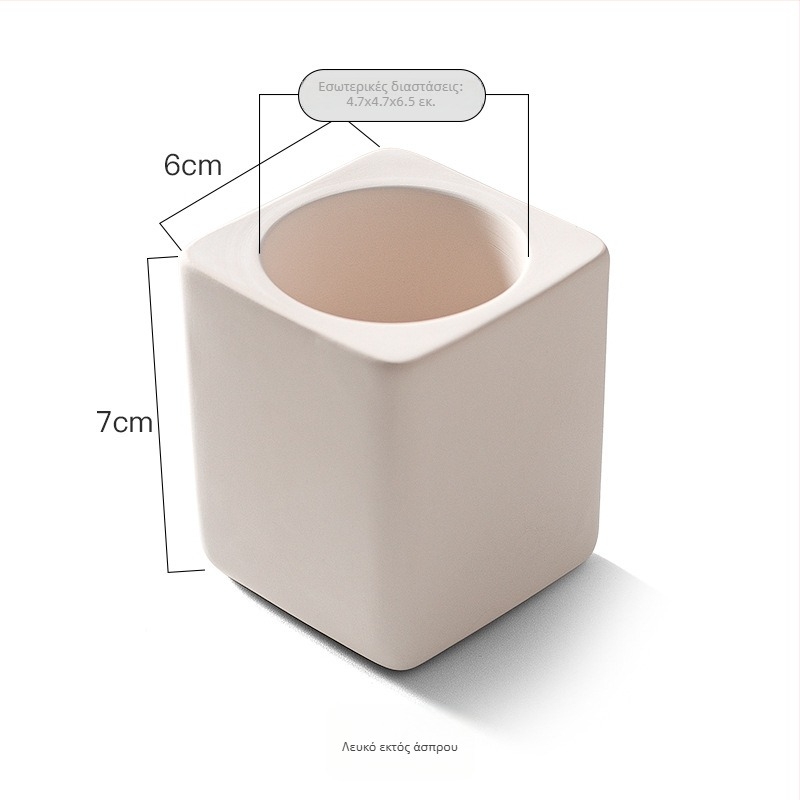 Δοχείο οδοντόβουρτσας από διοταμίτη, απλός αποθηκευτικός χώρος μπάνιου, εγκατάσταση χωρίς τρύπες, διαθέσιμη παραμετροποίηση