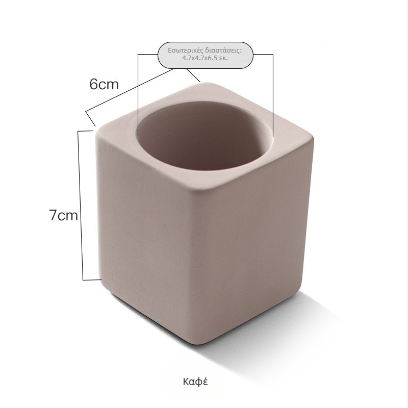 Δοχείο οδοντόβουρτσας από διοταμίτη, απλός αποθηκευτικός χώρος μπάνιου, εγκατάσταση χωρίς τρύπες, διαθέσιμη παραμετροποίηση