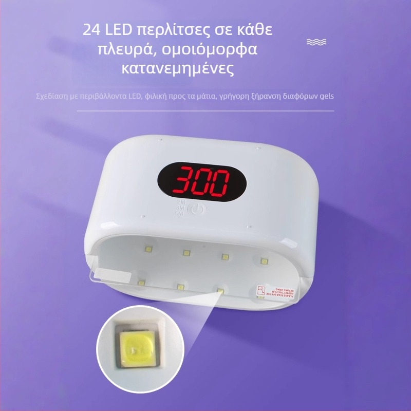 Λυχνία UV σκλήρυνσης M8 για μανικιούρ και εφαρμογές gel