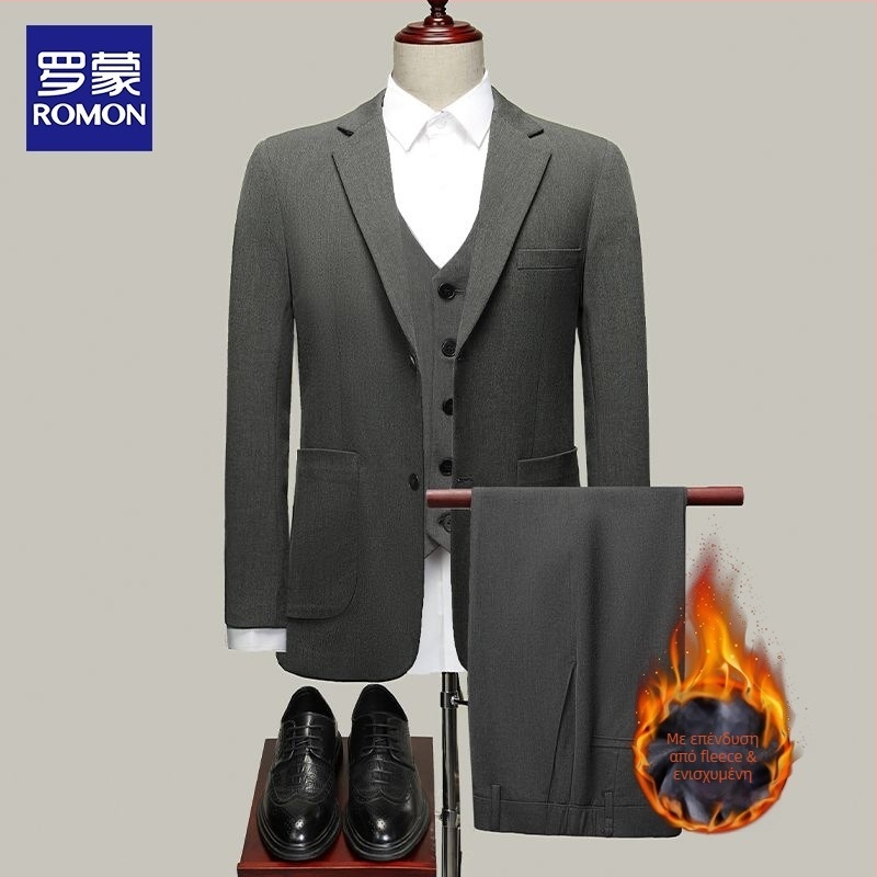 Romon ανδρικό casual σακάκι, Stand collar, μονόμπροστο, χαλαρή γραμμή, λεπτό ύφασμα, κύριο ύφασμα: λινό