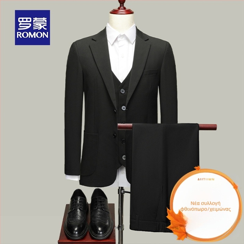 Romon ανδρικό casual σακάκι, Stand collar, μονόμπροστο, χαλαρή γραμμή, λεπτό ύφασμα, κύριο ύφασμα: λινό