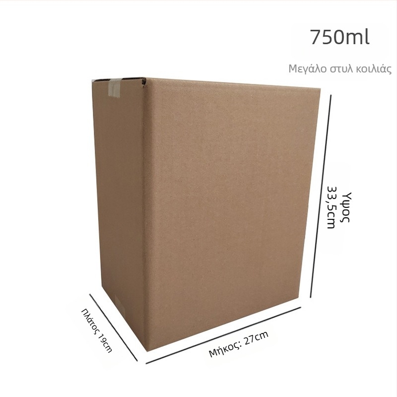 Κουτί δώρου κρασιού από αναδιπλούμενο χαρτόνι, πέντε στρώσεις, χωρίς καρφιά, κυματοειδές χαρτόνι, αντοχή σε πίεση και πτώση