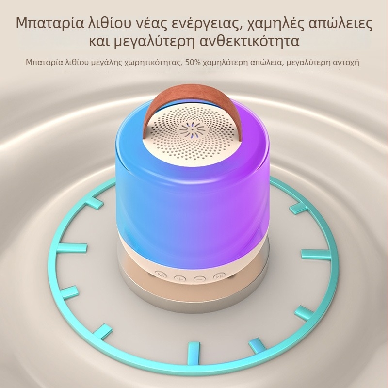 Ασύρματο ηχείο καραόκε με ενσωματωμένο μικρόφωνο και ενσωματωμένη μπαταρία, 5W, Bluetooth 5.3, 20Hz–20kHz, IPX3