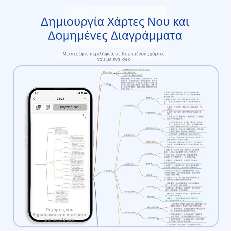 K3a AI καταγραφικό φωνής για επιχειρηματικές συναντήσεις με ταυτόχρονη διερμηνεία σε πραγματικό χρόνο - WAV, διάρκεια εγγραφής 1080, εμβέλεια 10 μ, USB 2.0