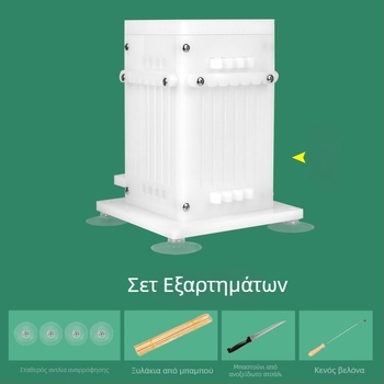 Μηχανή για σουβλάκια μπάρμπεκιου, Unique, με αναδιπλούμενη λειτουργία, τετράγωνο σχήμα
