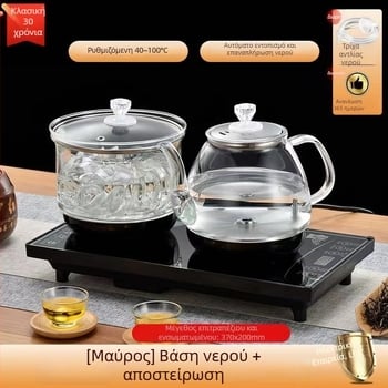 Γυάλινος ηλεκτρικός βραστήρας, χωρητικότητας 2 L, 1300 W, γυαλί υψηλής αντοχής, θέρμανση βάσης, αυτόματη απενεργοποίηση