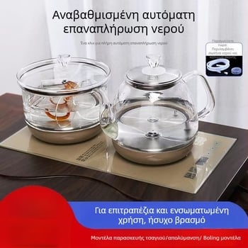 Γυάλινος ηλεκτρικός βραστήρας, χωρητικότητας 2 L, 1300 W, γυαλί υψηλής αντοχής, θέρμανση βάσης, αυτόματη απενεργοποίηση