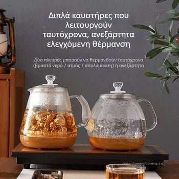 Γυάλινος ηλεκτρικός βραστήρας, χωρητικότητας 2 L, 1300 W, γυαλί υψηλής αντοχής, θέρμανση βάσης, αυτόματη απενεργοποίηση