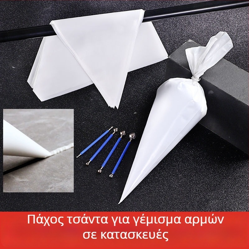 Επαγγελματική σακούλα σφράγισης πλακιδίων με τριγωνική έξοδο, ανθεκτική για αρμούς εξωτερικών τοίχων