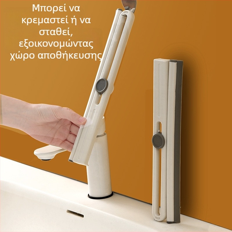 Όργανο καθαρισμού γυαλιού με ένα πλευρό για πάγκους και καθρέφτες, πλαστικό, χειροκίνητο, οικιακή χρήση