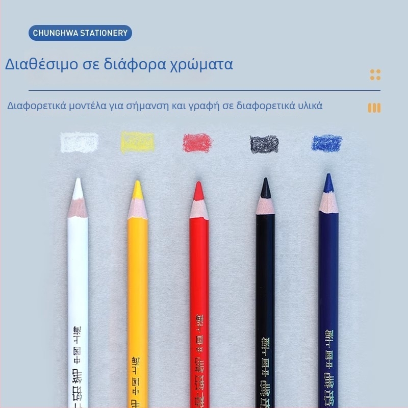 536 μολύβι-μαρκαδόρος με ξύλινο περίβλημα για εργαστήριο, γυαλί, πέτρα και ξυλουργική