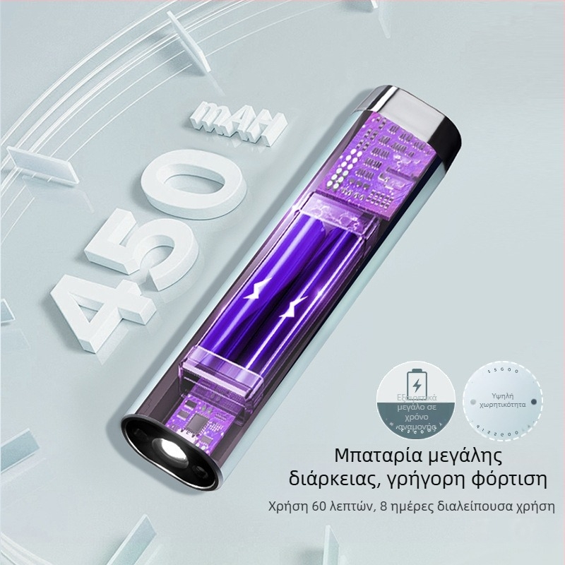UV λάμπα νυχιών σε στυλ ράβδου με έξυπνο αισθητήρα για γρήγορο στέγνωμα gel νυχιών, μεταλλικό περίβλημα