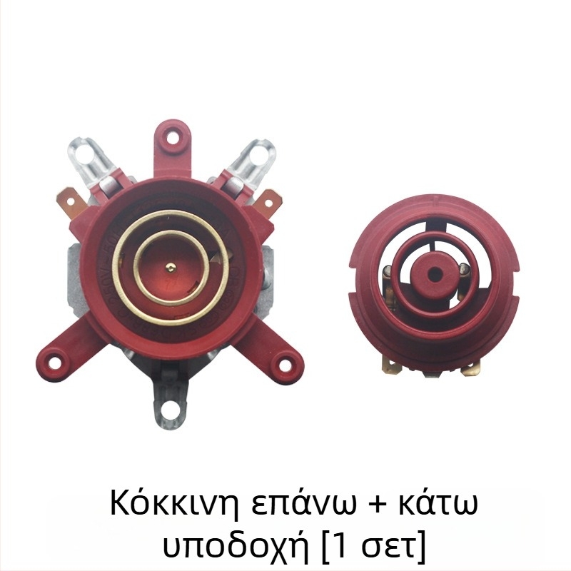 Οικιακή βάση ηλεκτρικού βραστήρα με διακόπτη ελέγχου θερμοκρασίας, συνδετήρα-πυρήνα και υποδοχή ζεύξης