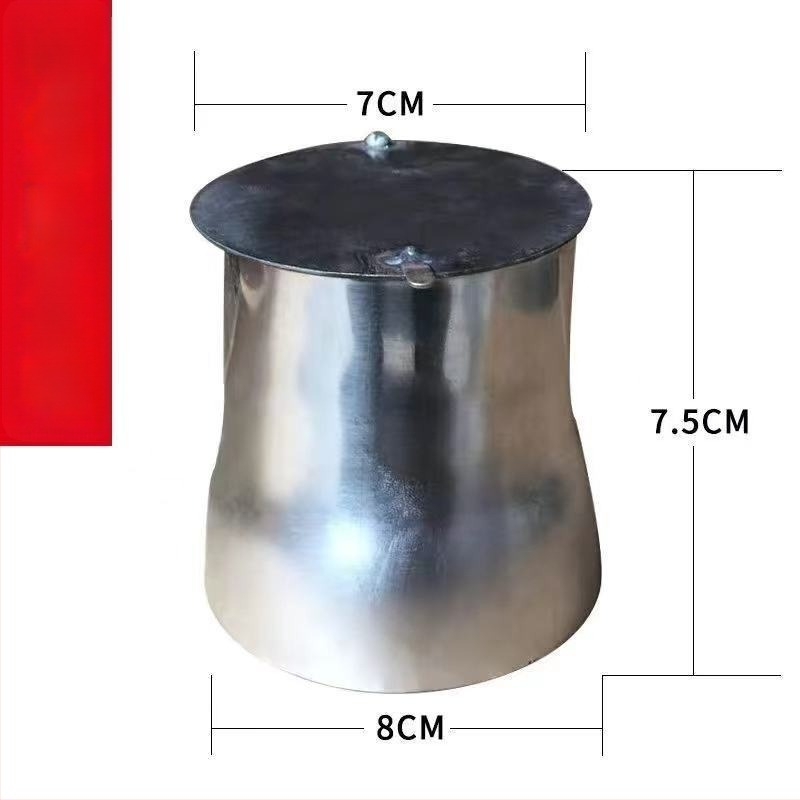 Καπάκι ελέγχου θερμοκρασίας για χύτρα με κάρβουνο, ανοξείδωτος χάλυβας, χωρητικότητα 2.1–4 L, μη ηλεκτρικό