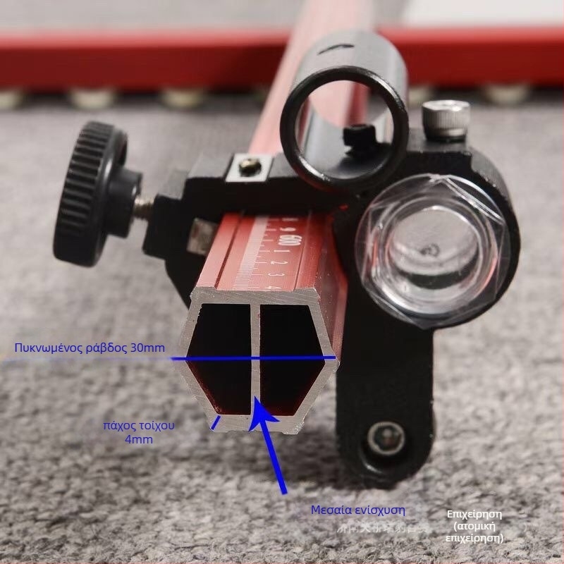 Τ-τύπου μαχαίρι ώθησης για πλακάκια, μοντέλο Roller Glass Knife, εργαλείο κοπής πλακιδίων