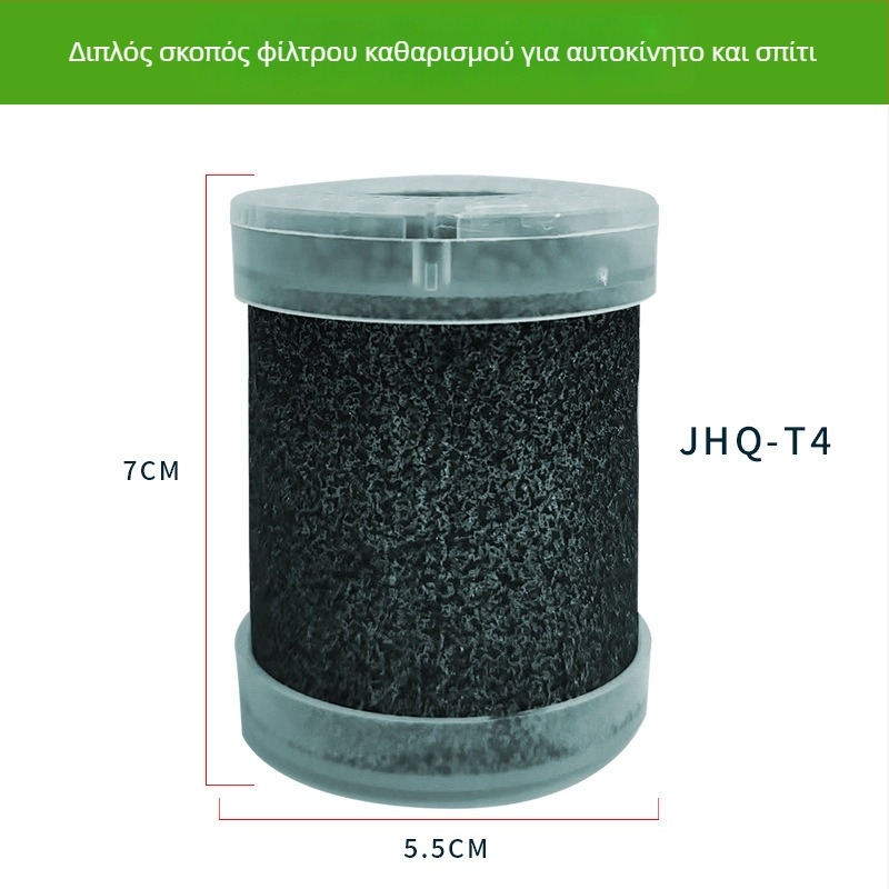 Καθαριστής αέρα αυτοκινήτου με αρνητικά ιόντα, αφαίρεση φορμαλδεΰδης, PM2.5 φιλτράρισμα, USB τροφοδοσία