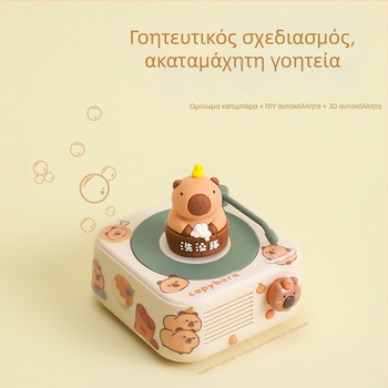 Capybara Bluetooth ηχείο καρτούν με θύρα κάρτας - 5W, Bluetooth 5.3, 1000–1200mAh, 60Hz–15kHz