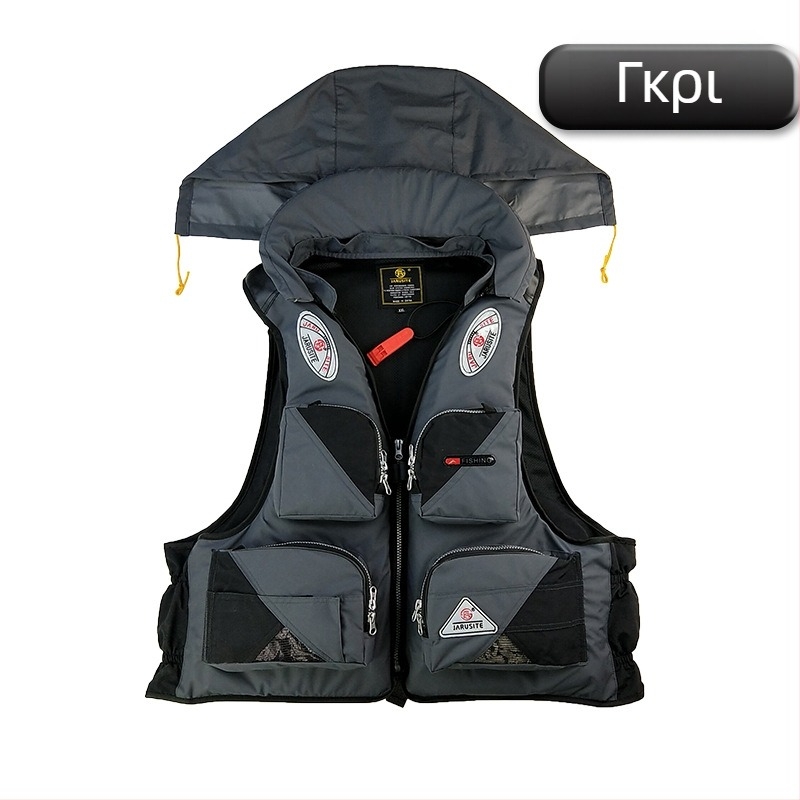 Unisex γιλέκο ψαρέματος με πολλαπλά τσέπες για θαλάσσιο ψάρεμα, γρήγορο στέγνωμα, αδιάβροχο, διαπνέον, αντιανεμικό