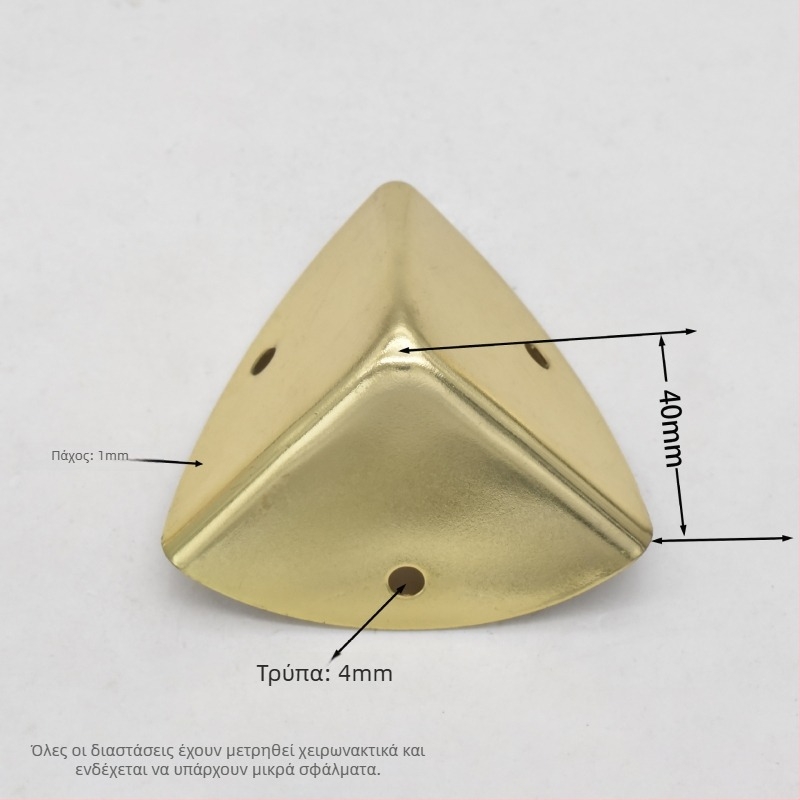 Προστατευτικό γωνίας από λαμαρίνα σιδήρου, ανθεκτικό στη φθορά, αξεσουάρ αποσκευών, Shangyi, άνοιξη 2024