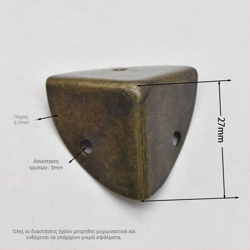 Προστατευτικό γωνίας από λαμαρίνα σιδήρου, ανθεκτικό στη φθορά, αξεσουάρ αποσκευών, Shangyi, άνοιξη 2024