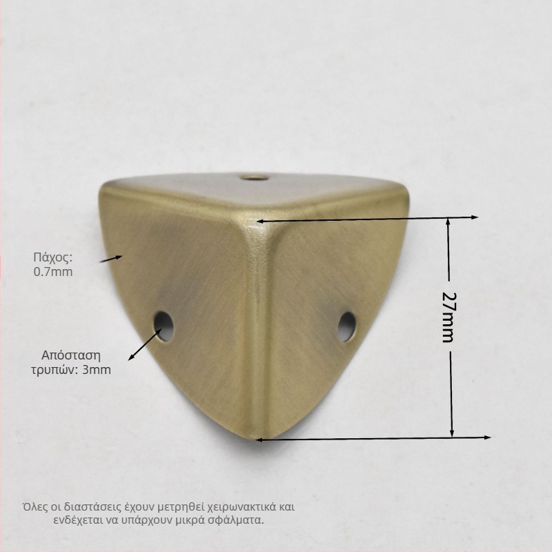 Προστατευτικό γωνίας από λαμαρίνα σιδήρου, ανθεκτικό στη φθορά, αξεσουάρ αποσκευών, Shangyi, άνοιξη 2024