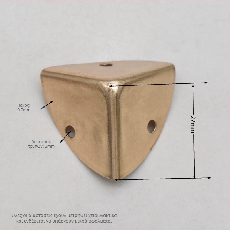Προστατευτικό γωνίας από λαμαρίνα σιδήρου, ανθεκτικό στη φθορά, αξεσουάρ αποσκευών, Shangyi, άνοιξη 2024