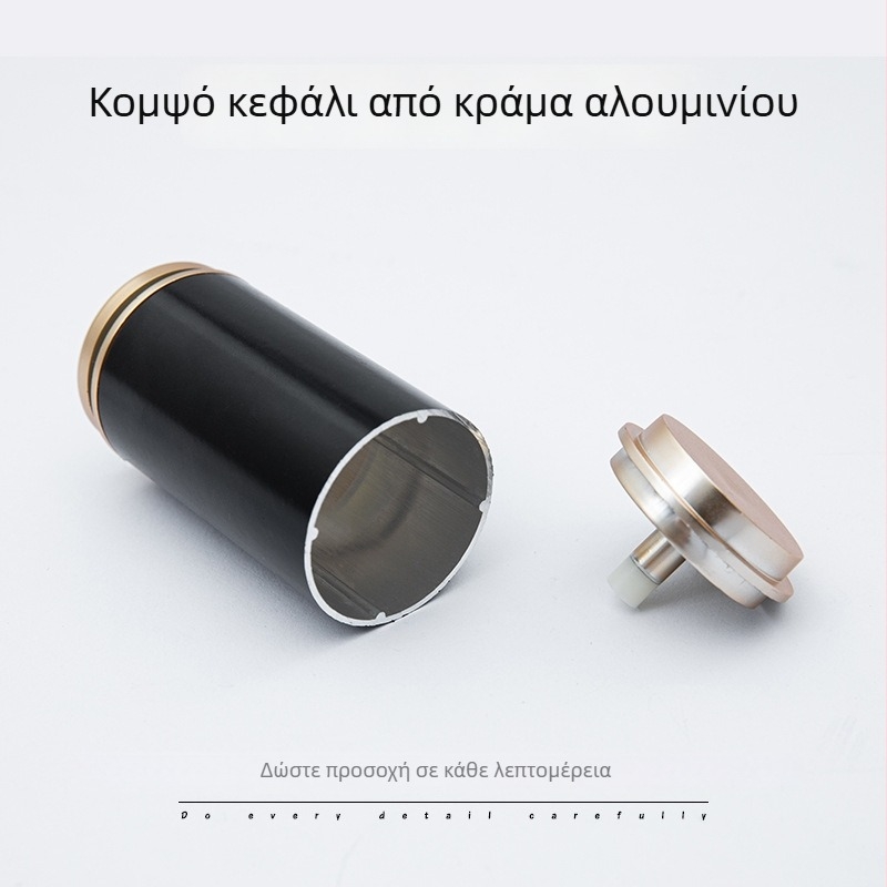 Σετ ράγες κουρτινών με βραχίονες από κράμα αλουμινίου, μονή ή διπλή ράγα, μοντέρνο και απλό στυλ, προσαρμοστικό