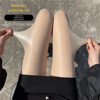 Κάλσον ultra-thin με γυαλιστερό φινίρισμα, Core-spun νήματα, ανύψωση γλουτών, διαμόρφωση σιλουέτας