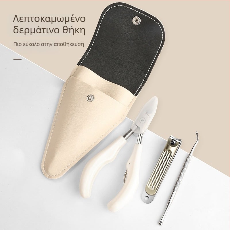 Σετ εργαλείων περιποίησης νυχιών για βλαστά νύχια με αυλάκι — ανοξείδωτος χάλυβας, φορητό εργαλείο περιποίησης ποδιών, γωνιακός σχεδιασμός