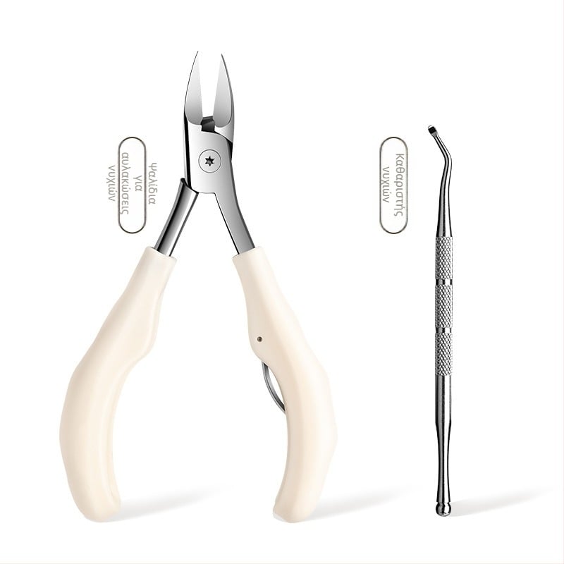 Σετ εργαλείων περιποίησης νυχιών για βλαστά νύχια με αυλάκι — ανοξείδωτος χάλυβας, φορητό εργαλείο περιποίησης ποδιών, γωνιακός σχεδιασμός