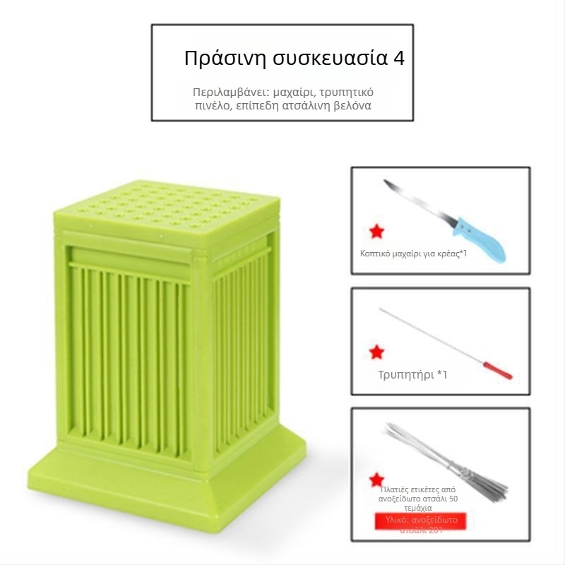 Σιδερένιο πιρούνι μπάρμπεκιου για σουβλάκια — εργαλείο στριψίματος κρέατος και κοπής σουβλακιού για οικιακή χρήση