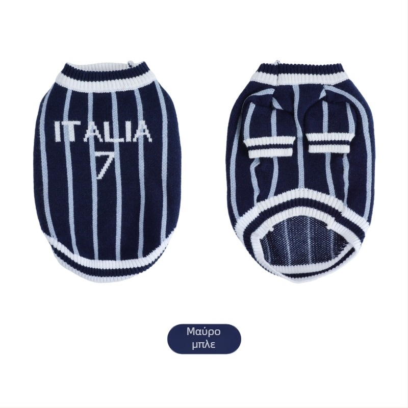 Abundant μαλλί πλεκτό γιλέκο για κατοικίδια - unisex, χαλαρό στυλ, σκύλοι και γάτες