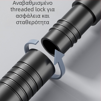 Kingsborough τηλεσκοπική ράβδος για κουρτίνες μπάνιου και κρεμάστρα ρούχων — ανοξείδωτος χάλυβας + ABS, προσαρμόσιμος, αποσπώμενος, ελαφρύς πολυτελής σχεδιασμός