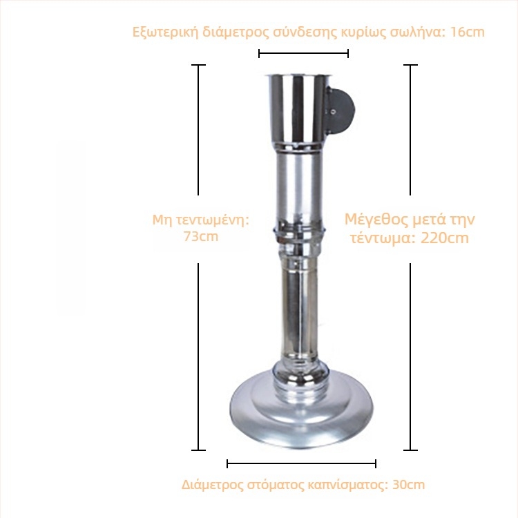 Εξοπλισμός εξαγωγής καπνού σε κορεάτικου στυλ για εμπορικά μπάρμπεκιου — Μάρκα Cattle, Προέλευση Weihai, Shandong