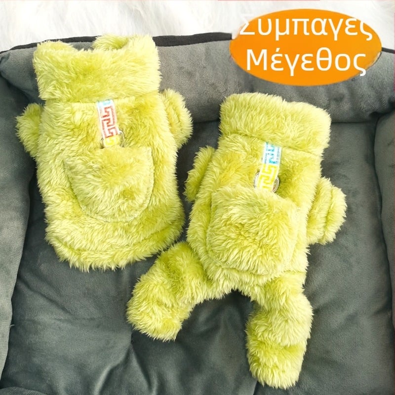 Ρούχα τετράποδων από πολυεστέρα, φθινοπωρινό-χειμερινό, απαλό και ζεστό, casual στυλ, Beggar cat