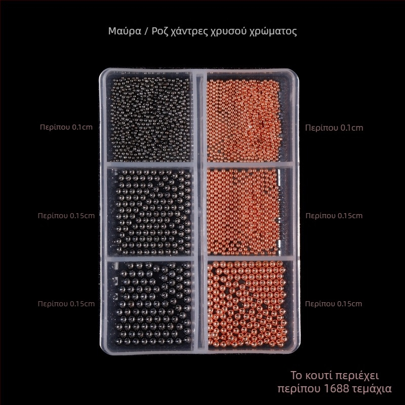 Κρύσταλλα διακόσμησης νυχιών Poshman, Princess Series, Flat Bottom Drill, Bow & Butterfly Pattern, Sweet Style