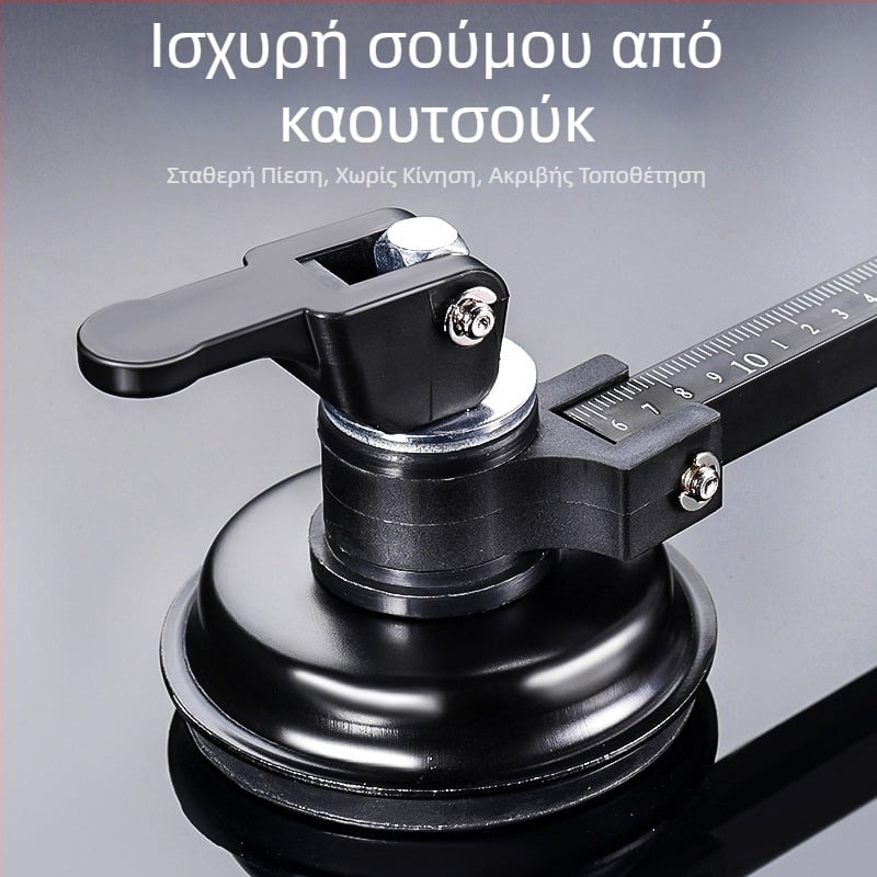 Πολυλειτουργικός κόφτης γυαλιού για κοπή κύκλων με κύλινδρο πλήρωσης λαδιού, βιομηχανικής κλάσης, παχύτερος σχεδιασμός