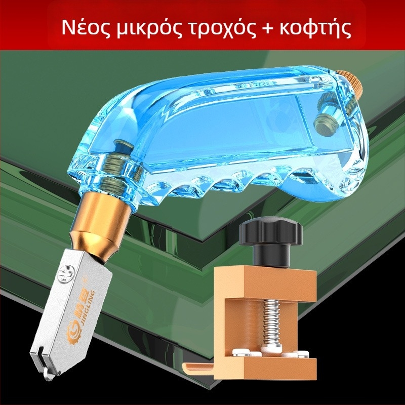 Μαχαίρι κοπής γυαλιού Jingling — Μοντέλο Ordinary Glass Knife, Εφαρμογή: Γενική, Πάχος κοπής: Γενικός