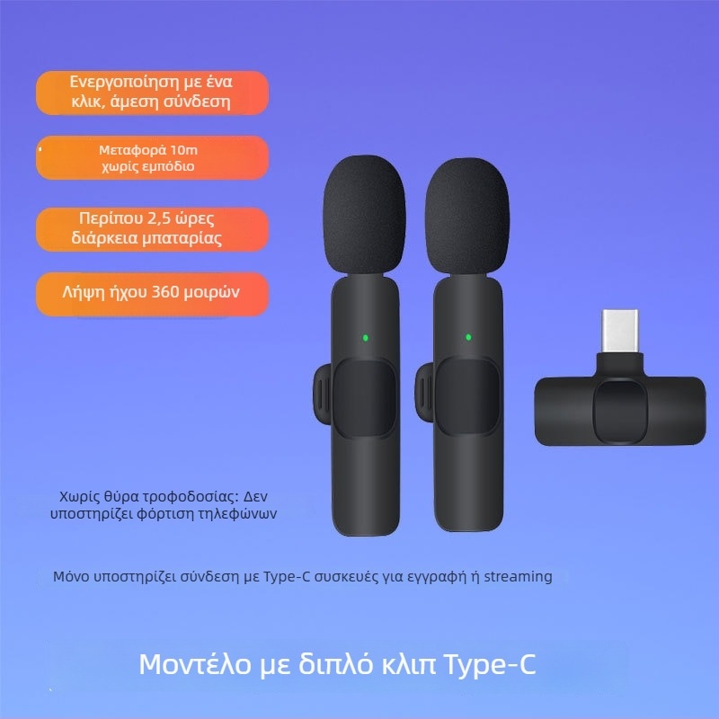 Κλιπ-μικρόφωνο με πέτο – δυναμική κεφαλή, εξουδετέρωση θορύβου, μοντέλο K35, SNR ≥70 dB, με δυνατότητα εναλλαγής κατευθύνσεων