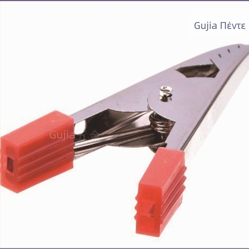 Alligator clip ηλεκτρική επαφή δομικού τύπου με συνδετήρα βιδών, μοντέλο GJMG-20170805