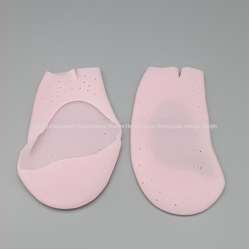 Κάλτσες τύπου βάρκας με ανοιχτό δάχτυλο και σιλικόνη SEBS – αναπνεόμενες, διαχωριστής δακτύλων, αντίτριβής, αντιολισθητικές, ενυδατικές για το δέρμα