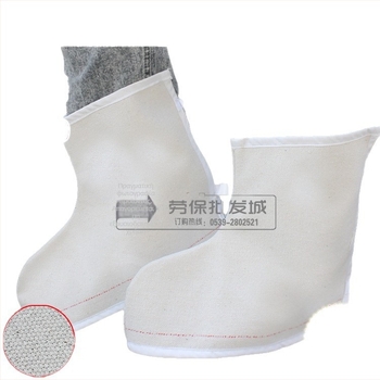 Traffic Light δερμάτινος προστατευτής ποδιού με σόλα PVC — προστασία κατά τη συγκόλληση