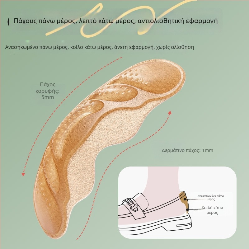 Αντιολισθητικό επικόλλημα φτέρνας για loafers και δερμάτινα παπούτσια | για όλες τις εποχές | ημιμέγεθος πάτος | Footprint Tribe