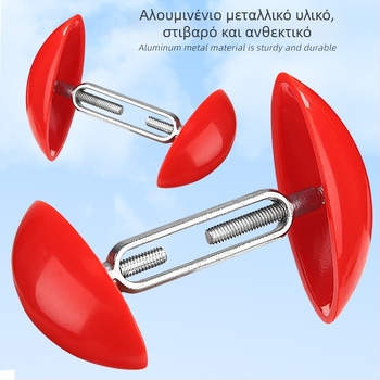 Ρυθμιζόμενος διαστολέας παπουτσιών και επεκτατής δακτύλων — ABS αλουμίνιο, για ψηλά τακούνια και φλατ · κατάλληλος για αθλητικά, δερμάτινα, μποτάκια, casual και υφασμάτινα υποδήματα