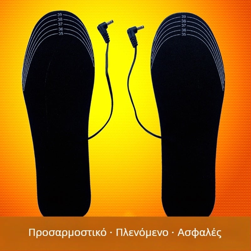Jiabei θερμαινόμενος πάτος για παντόφλες/οικιακά παπούτσια – επάνω υλικό EVA πολυεστέρας, USB τροφοδοσία, unisex
