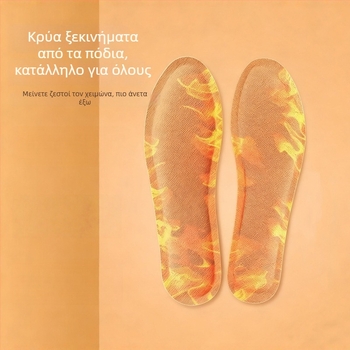 Θερμαινόμενοι πάτοι παπουτσιών με καθολική εφαρμογή, πλήρους μήκους, μη υφαντό ύφασμα, μοντέλο WJ