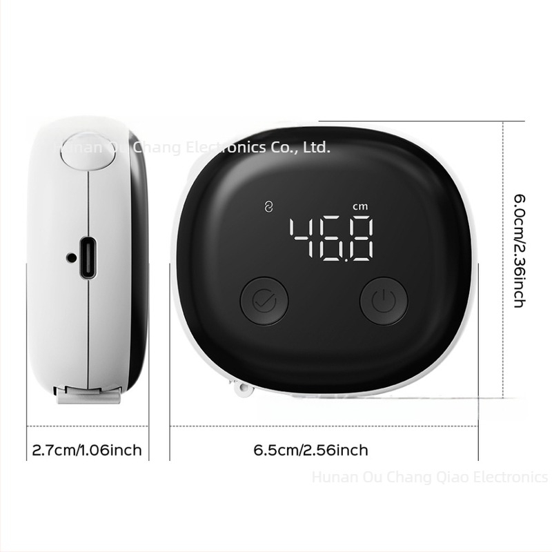 Έξυπνη Bluetooth μετροταινία περιμέτρου μέσης, με αυτόματη ανάσυρση, φορητό ABS σώμα, μοντέλο OCQ-823, εμβέλεια 150 cm