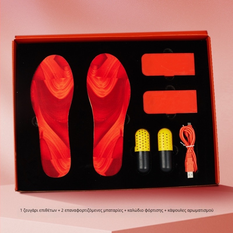 Ηλεκτρικοί θερμαινόμενοι πάτοι παπουτσιών - Έξυπνη θέρμανση γραφενίου, επένδυση φλίς, αντίψύξη, συμβατοί με παπούτσια υψηλού ύψους